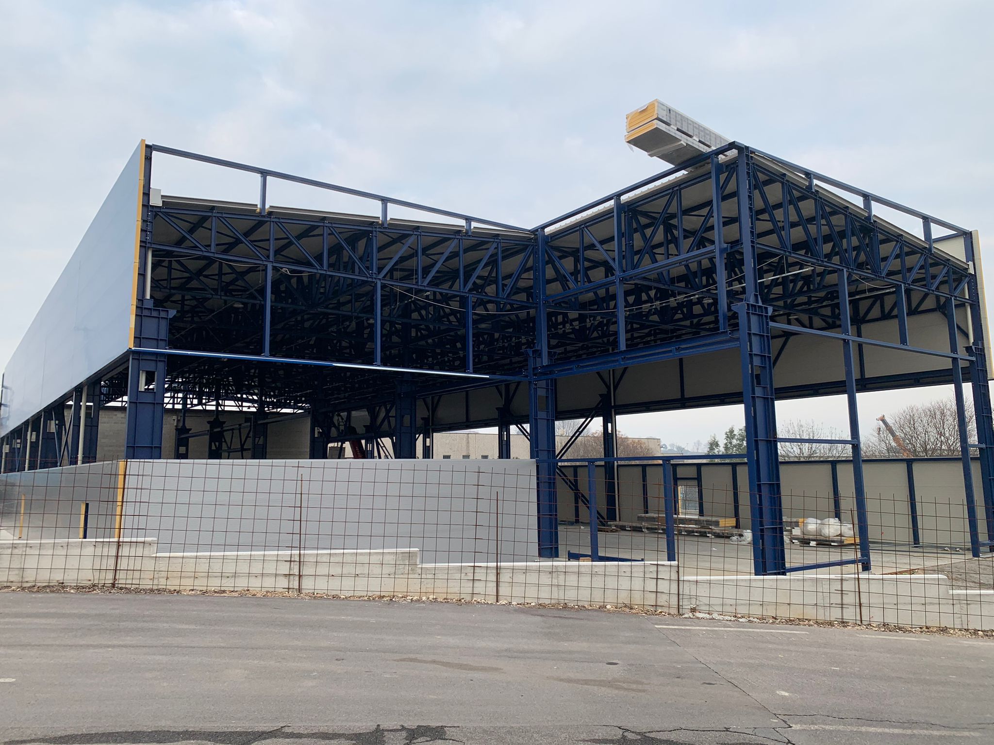 Progettazione strutture industriali in acciaio